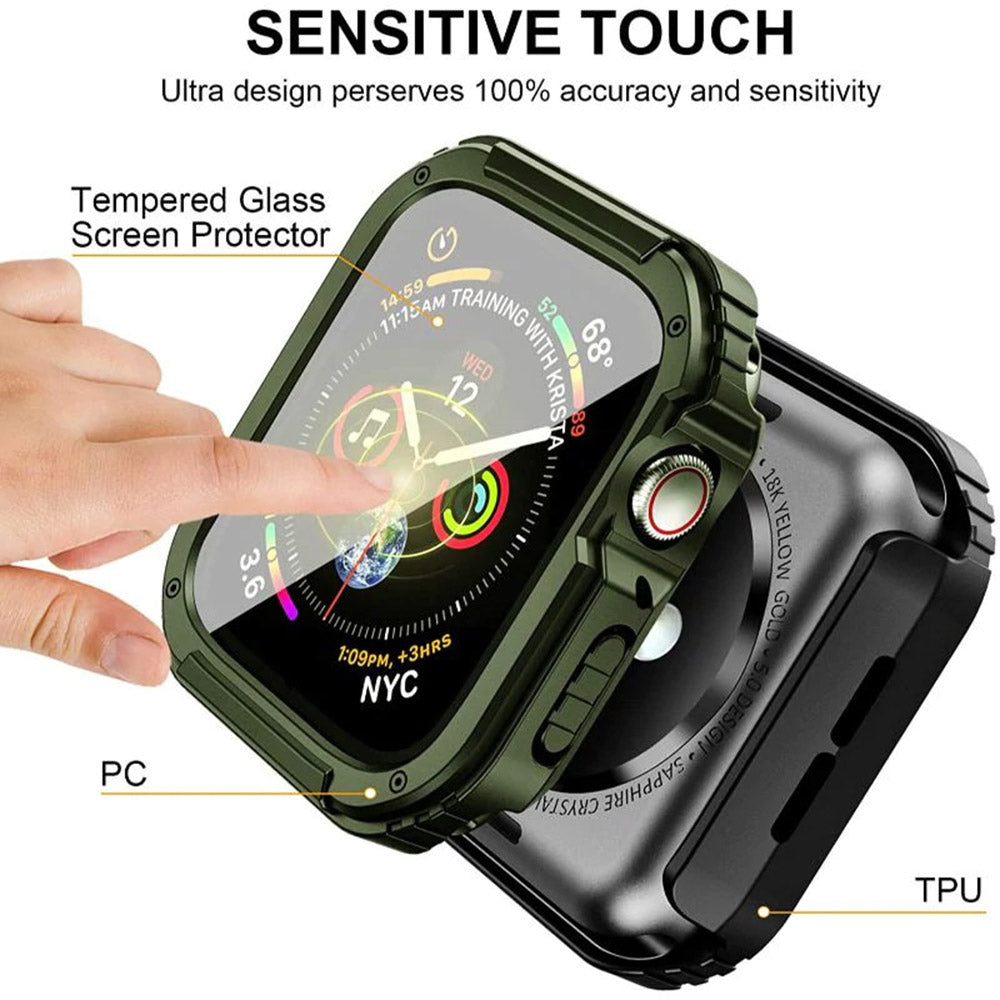 Lito Armor 360 Hülle für Apple Watch 42mm Series, Grün