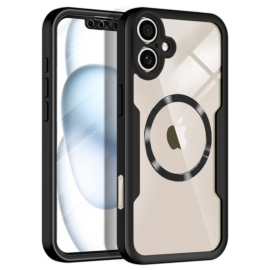 MagSafe Hülle für Apple iPhone 17, Techsuit, ColorVerse 360, Schwarz