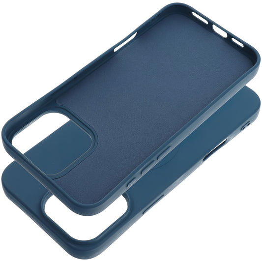 MagSafe-Hülle für Apple iPhone 16 Pro Max, OEM, Silicone Mag (Großes Loch), Blau