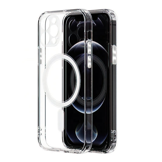 MagSafe-Hülle für Apple iPhone 16 Pro, OEM, Clear mit Kameraschutz, Transparent