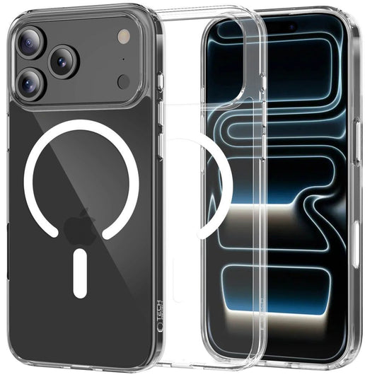 MagSafe Hülle für Apple iPhone 17 Pro, Tech-Protect, Flexair Hybrid CC, Transparent