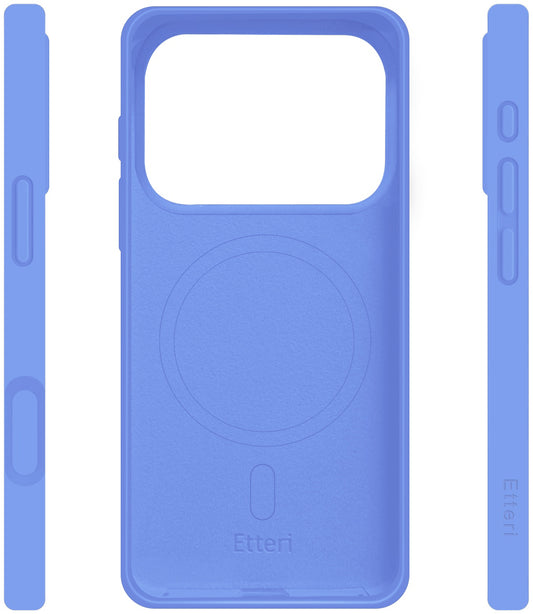 MagSafe-Hülle für Apple iPhone 18 Pro Max / 17 Pro Max, Etteri, Silicone Mag, Blau