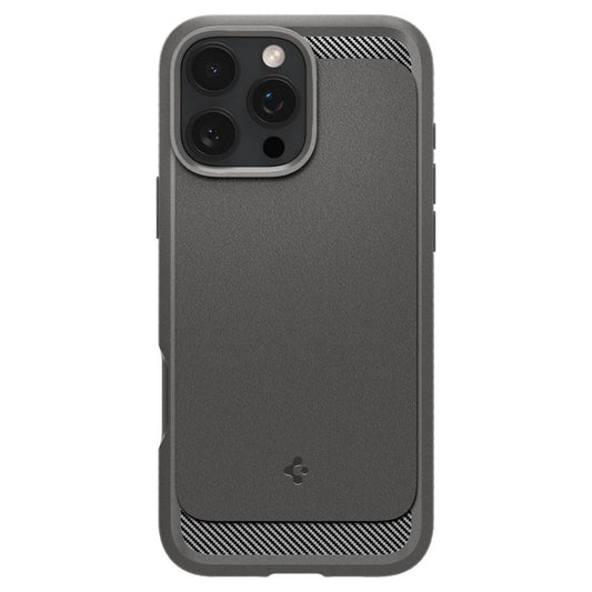 MagSafe Hülle für Apple iPhone 16 Pro Max, Spigen, Rugged Armor, Grau ACS07987