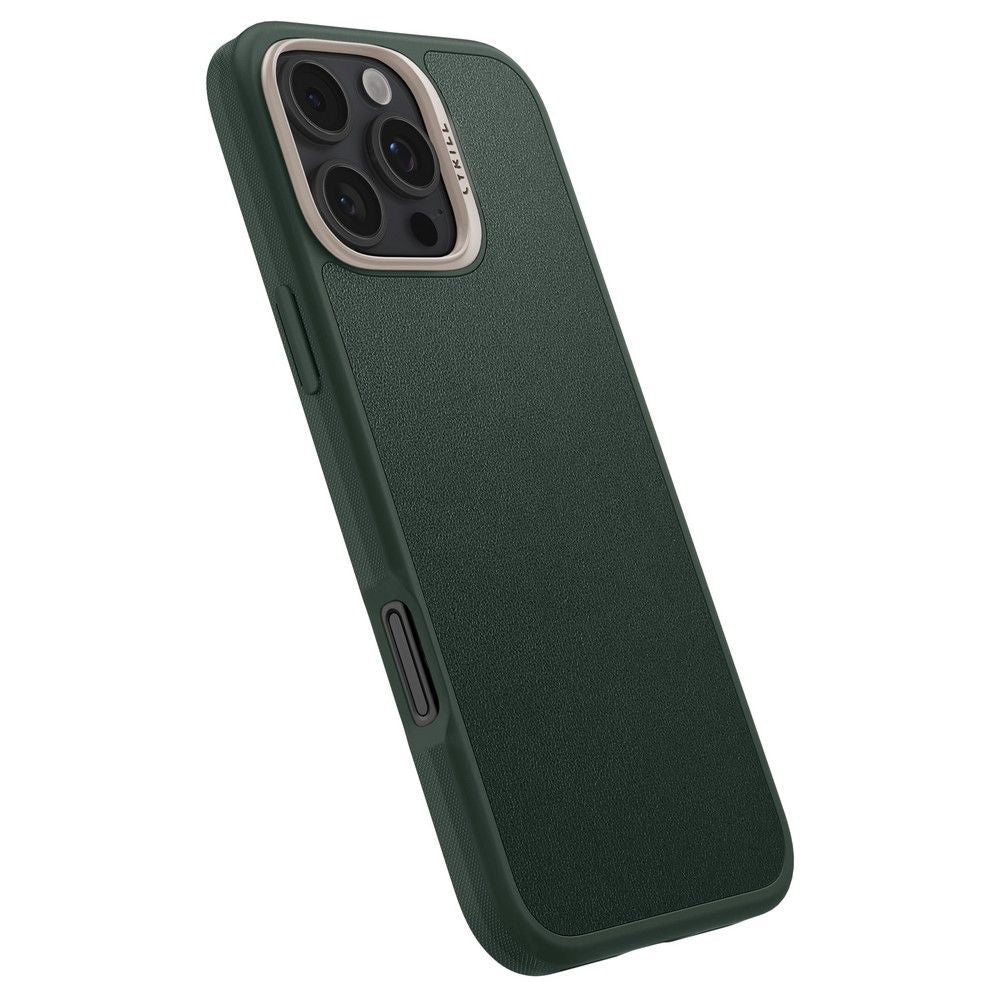 MagSafe Hülle für Apple iPhone 16 Pro Max, Spigen, Cyrill Kajuk, Satin Grün ACS08398