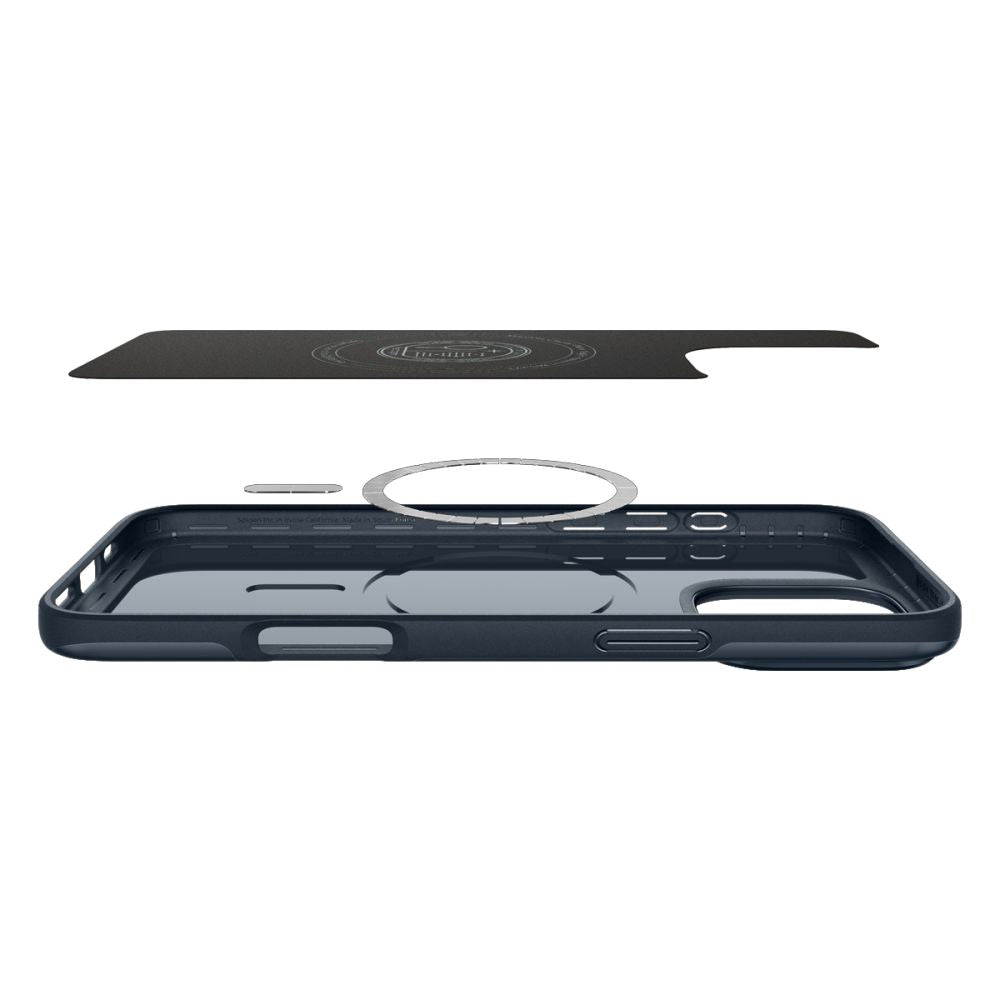 MagSafe Case for Apple iPhone 16 Pro Max, Spigen, Thin Fit, Blue ACS07980