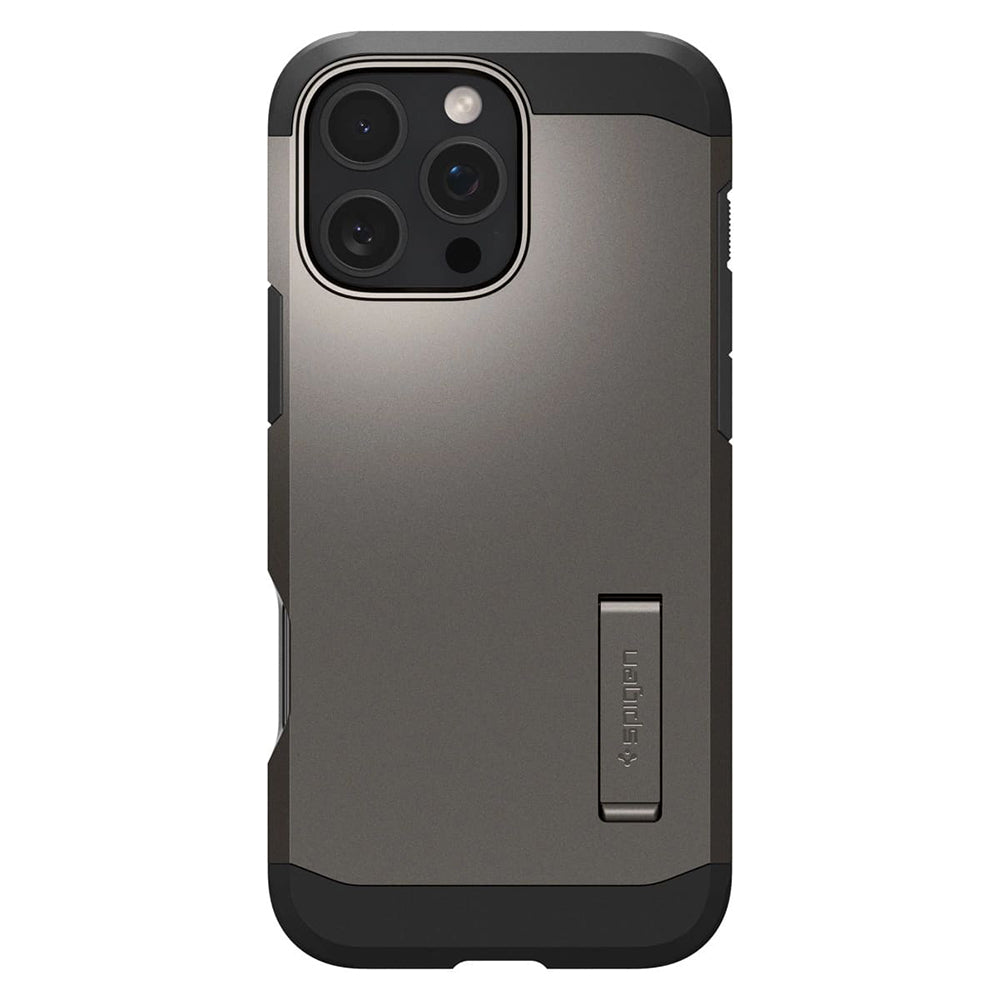 MagSafe Case for Apple iPhone 16 Pro, Spigen, Tough Armor, Gray ACS08145