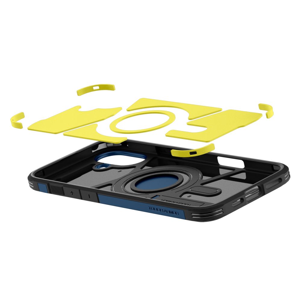 MagSafe Case for Apple iPhone 16, Spigen, Tough Armor, Navy ACS08217