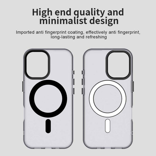 MagSafe-Hülle für Apple iPhone 16, Techsuit, CandyCase, Schwarz