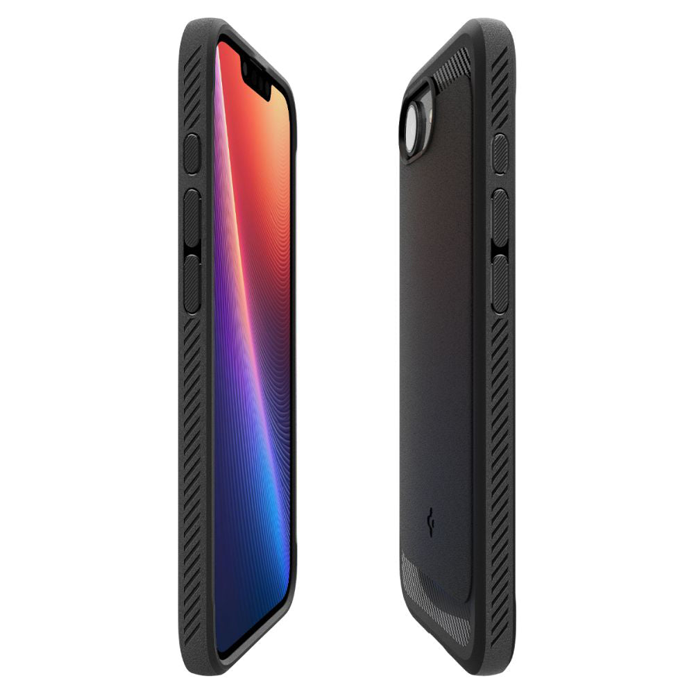 MagSafe Hülle für Apple iPhone 17e / 16e, Spigen, Rugged Armor, Mattschwarz