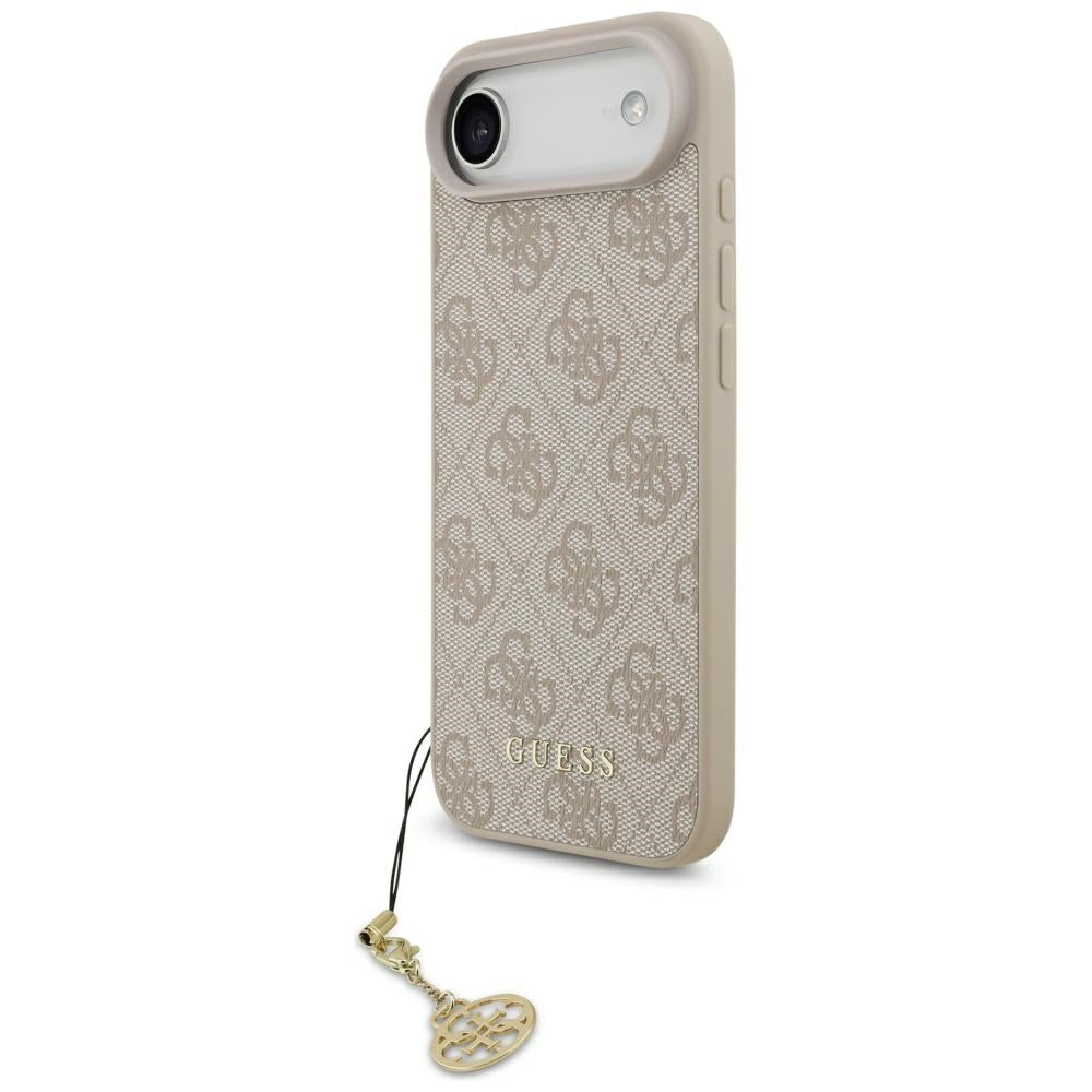 MagSafe Hülle für Apple iPhone 17 Air, Guess, 4G Charm Cradle, Rosa