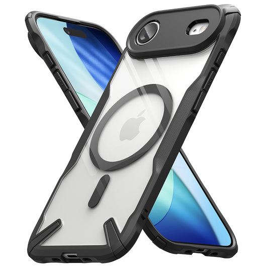 MagSafe Hülle für Apple iPhone 17 Air, Ringke, Fusion X, Schwarz