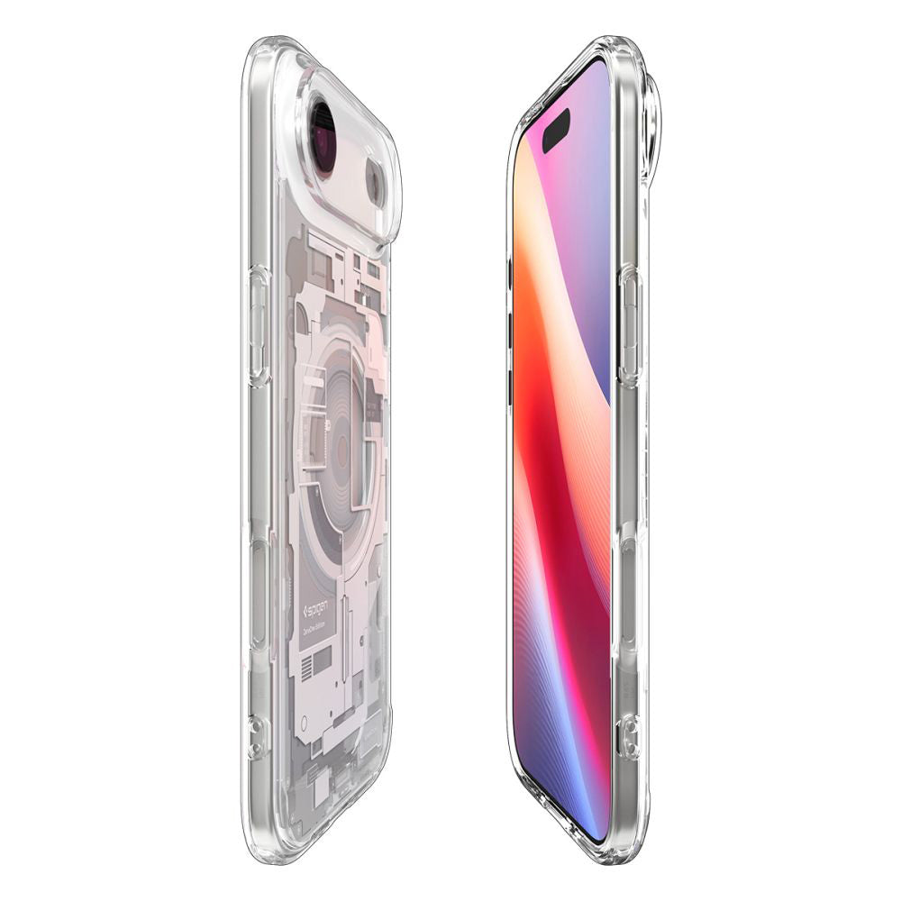 MagSafe Hülle für Apple iPhone 17 Air, Spigen, Ultra Hybrid Zero One, Weiß ACS10318