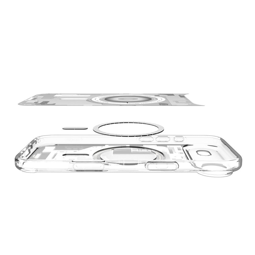 MagSafe Hülle für Apple iPhone 17 Air, Spigen, Ultra Hybrid Zero One, Weiß ACS10318