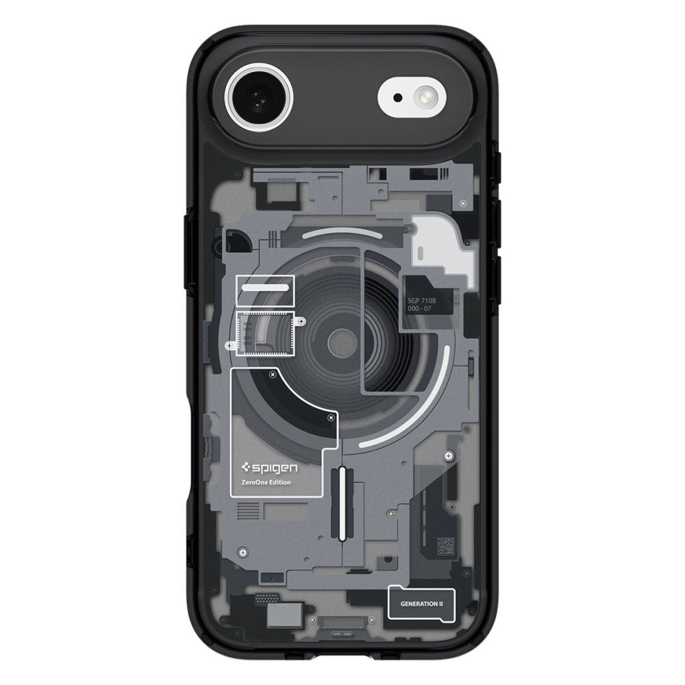 MagSafe Hülle für Apple iPhone 17 Air, Spigen, Ultra Hybrid Zero One, Schwarz ACS10320