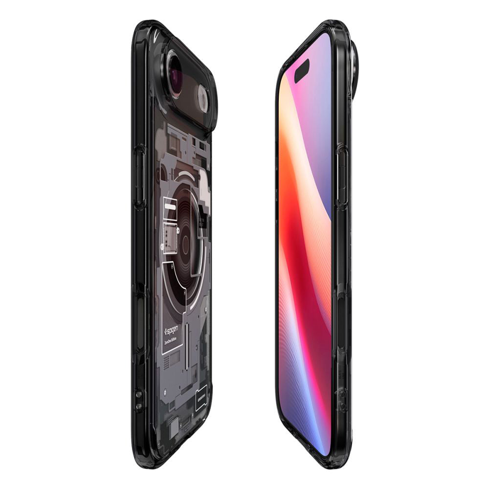 MagSafe Hülle für Apple iPhone 17 Air, Spigen, Ultra Hybrid Zero One, Schwarz ACS10320