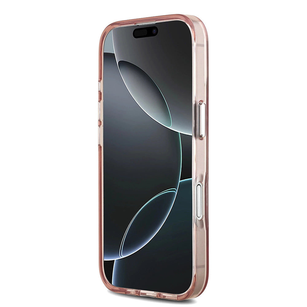 MagSafe Hülle für Apple iPhone 17, Karl Lagerfeld, IML Sketch Logo Choupette, Rosa