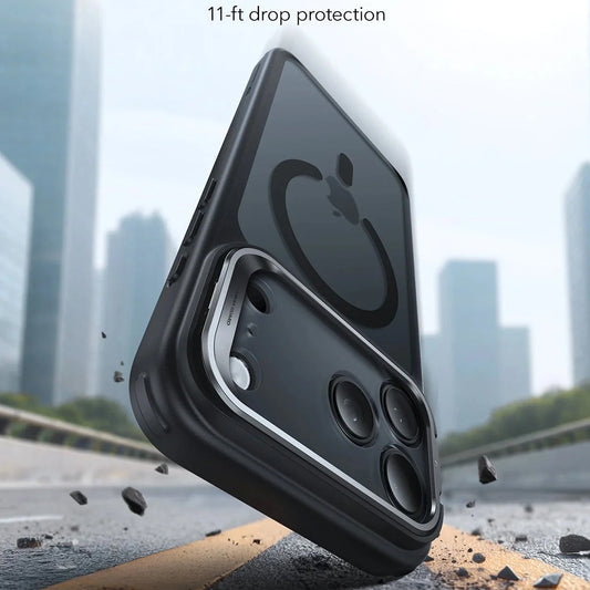 MagSafe Case for Apple iPhone 17 Pro, ESR, Classic Hybrid Kickstand, Satin Black