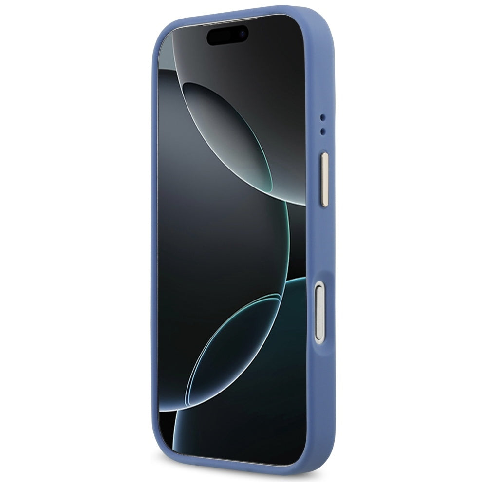 MagSafe Hülle für Apple iPhone 17 Pro Max, Guess, 4G Stripe, Blau