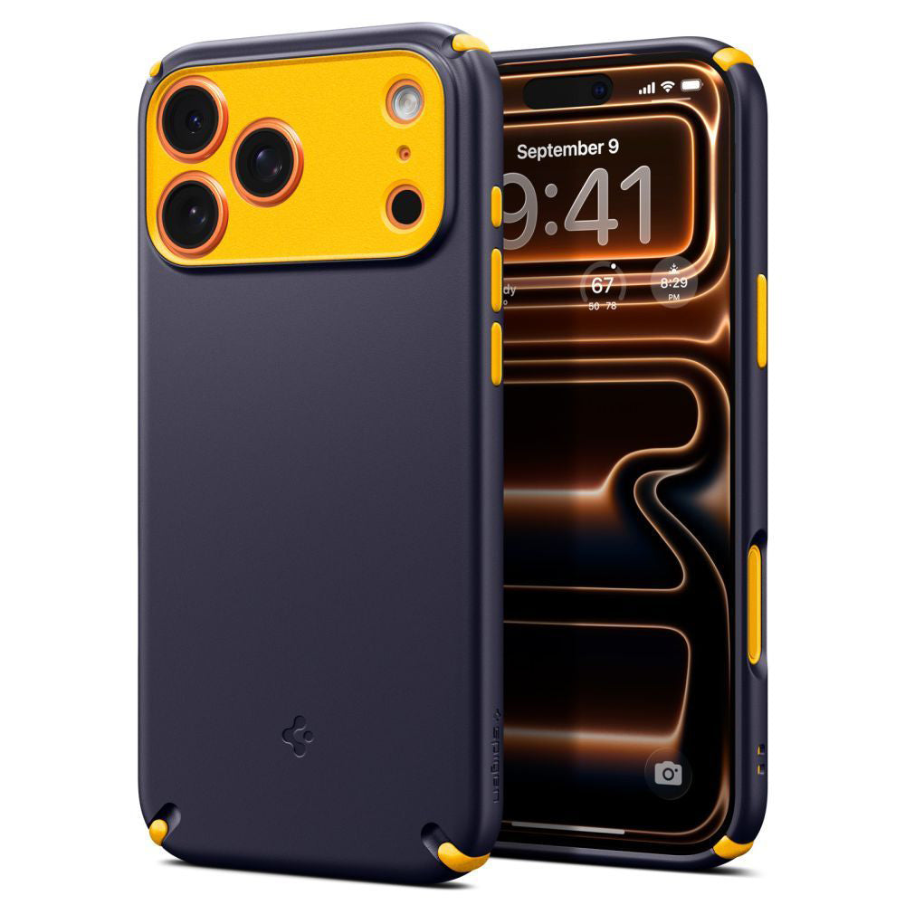 MagSafe Hülle für Apple iPhone 17 Pro Max, Spigen, Caseology Nano Pop Hybrid, Lila ACS11147