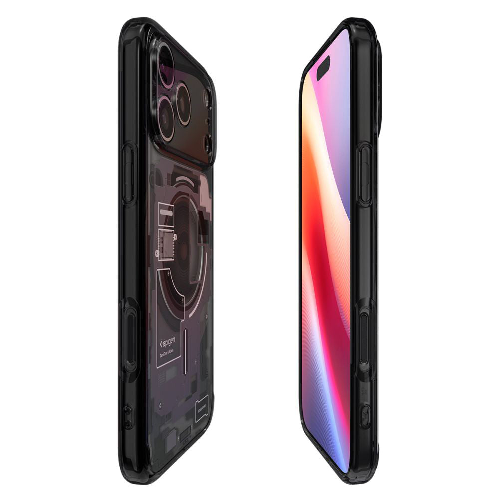 MagSafe Hülle für Apple iPhone 17 Pro Max, Spigen, Ultra Hybrid Zero One, Schwarz ACS10289