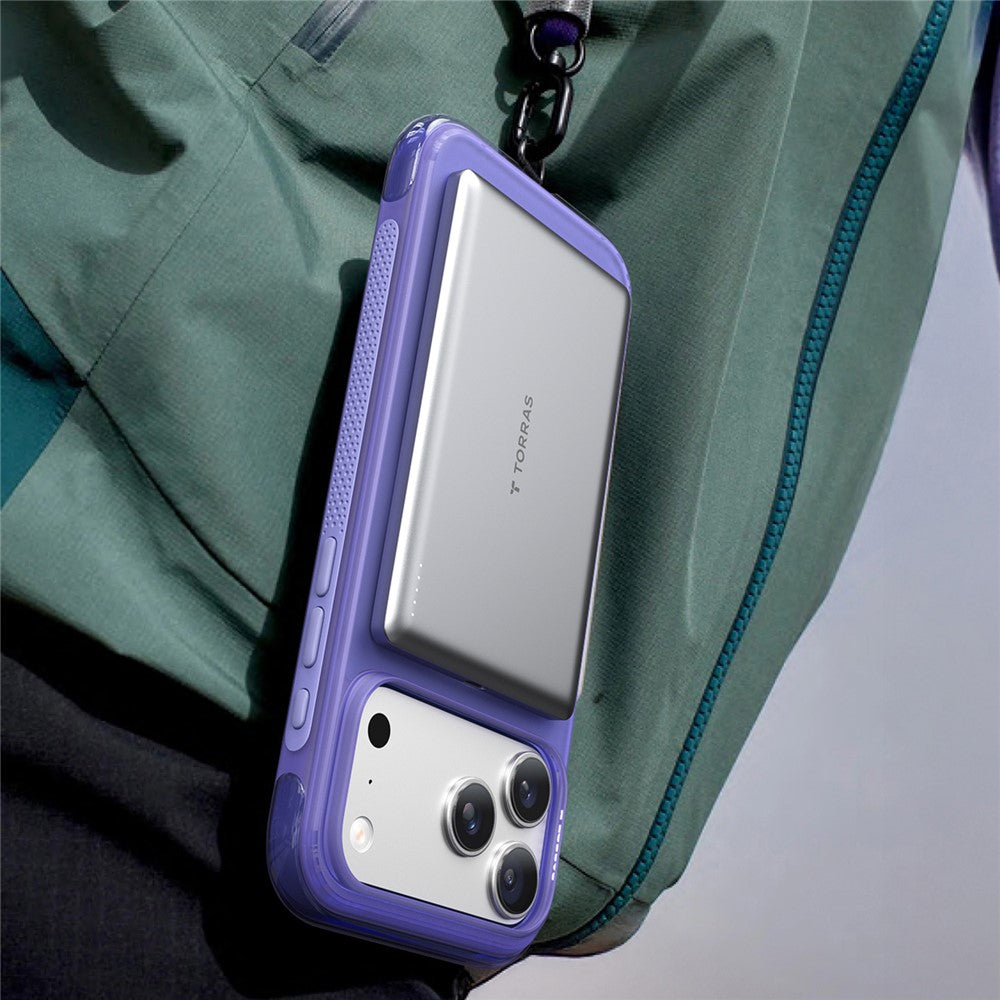 MagSafe-Hülle für Apple iPhone 17 Pro Max, Torras, Ostand O3 Air, Satin Grün