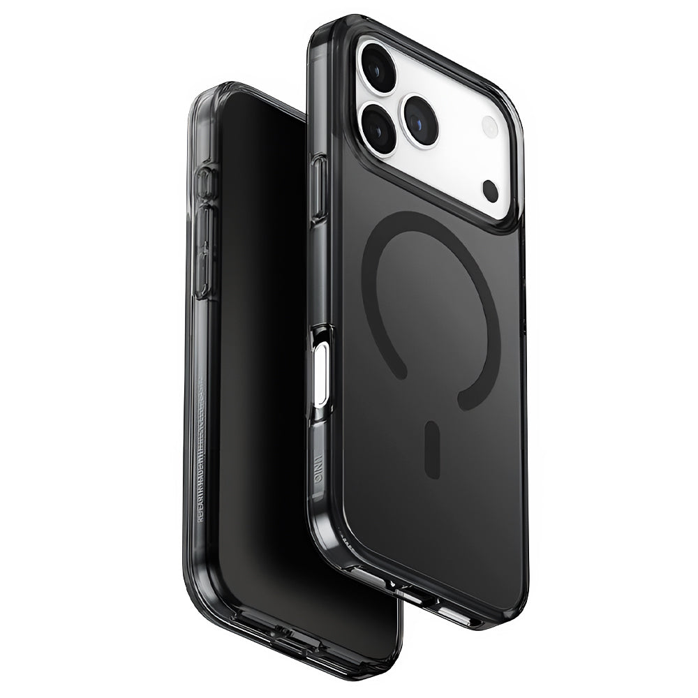 MagSafe Hülle für Apple iPhone 17 Pro Max, UNIQ, Clario MagClick, Schwarz