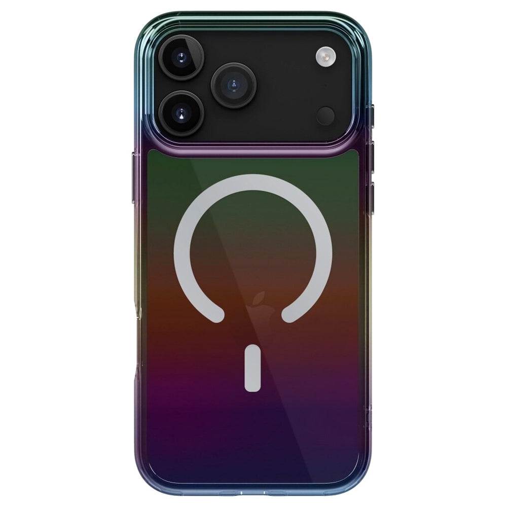 MagSafe Hülle für Apple iPhone 17 Pro Max, UNIQ, Iridescia MagClick, Aurora