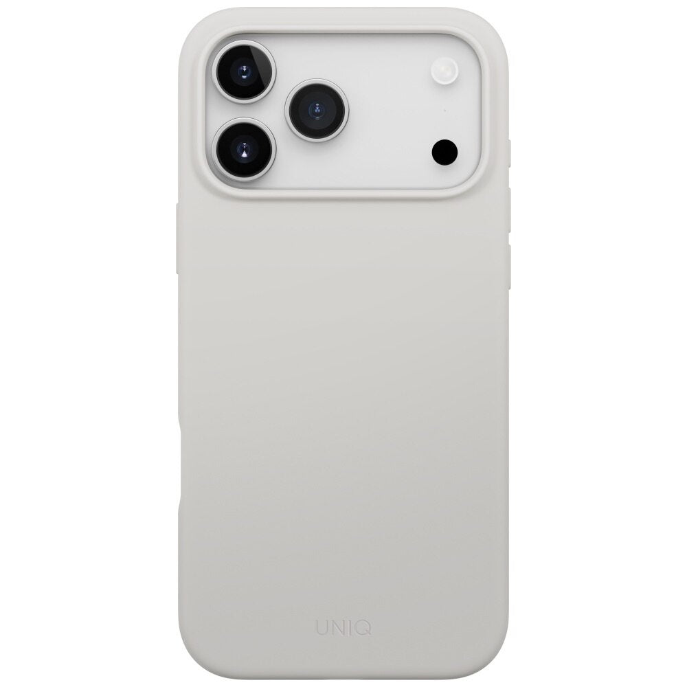 MagSafe Hülle für Apple iPhone 17 Pro Max, UNIQ, Lino MagClick, Grau