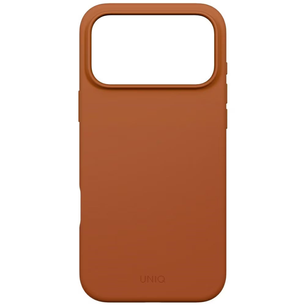 MagSafe Hülle für Apple iPhone 17 Pro Max, UNIQ, Lino MagClick, Dunkelorange