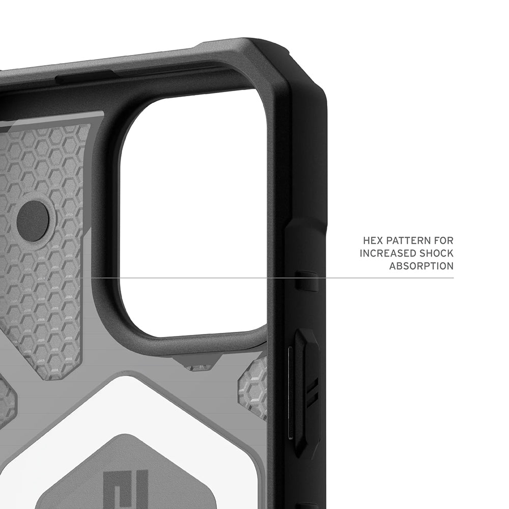 MagSafe Hülle für Apple iPhone 17 Pro Max, Urban Armor Gear, Pathfinder Clear, Grau