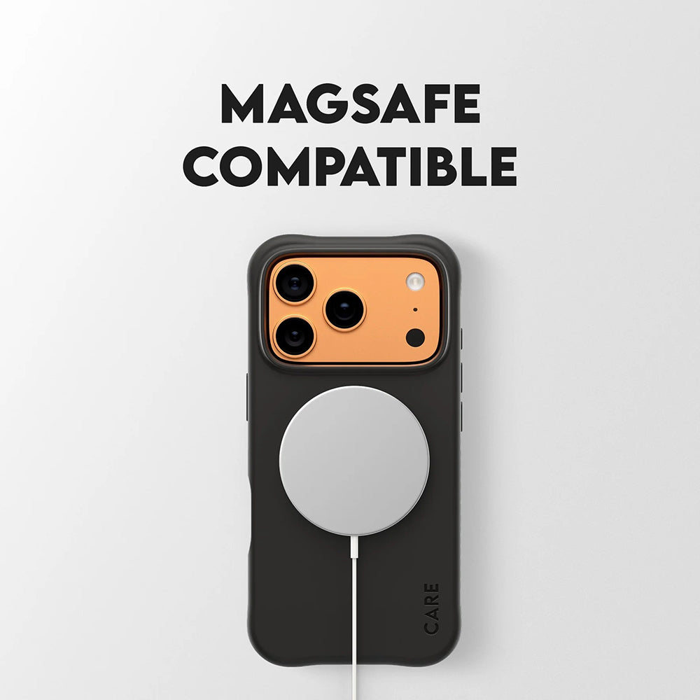 MagSafe Case for Apple iPhone 17 Pro, PanzerGlass, Fashionable Care, Black