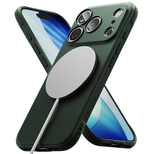 MagSafe-Hülle für Apple iPhone 17 Pro, Ringke, Onyx, Dunkelgrün