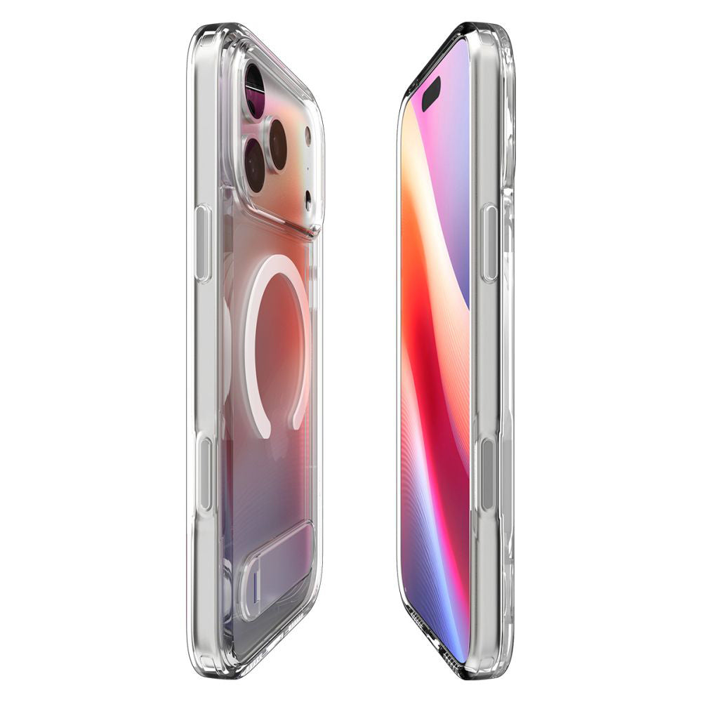 MagSafe Hülle für Apple iPhone 17 Pro, Spigen, Ultra Hybrid S, Transparent ACS09946