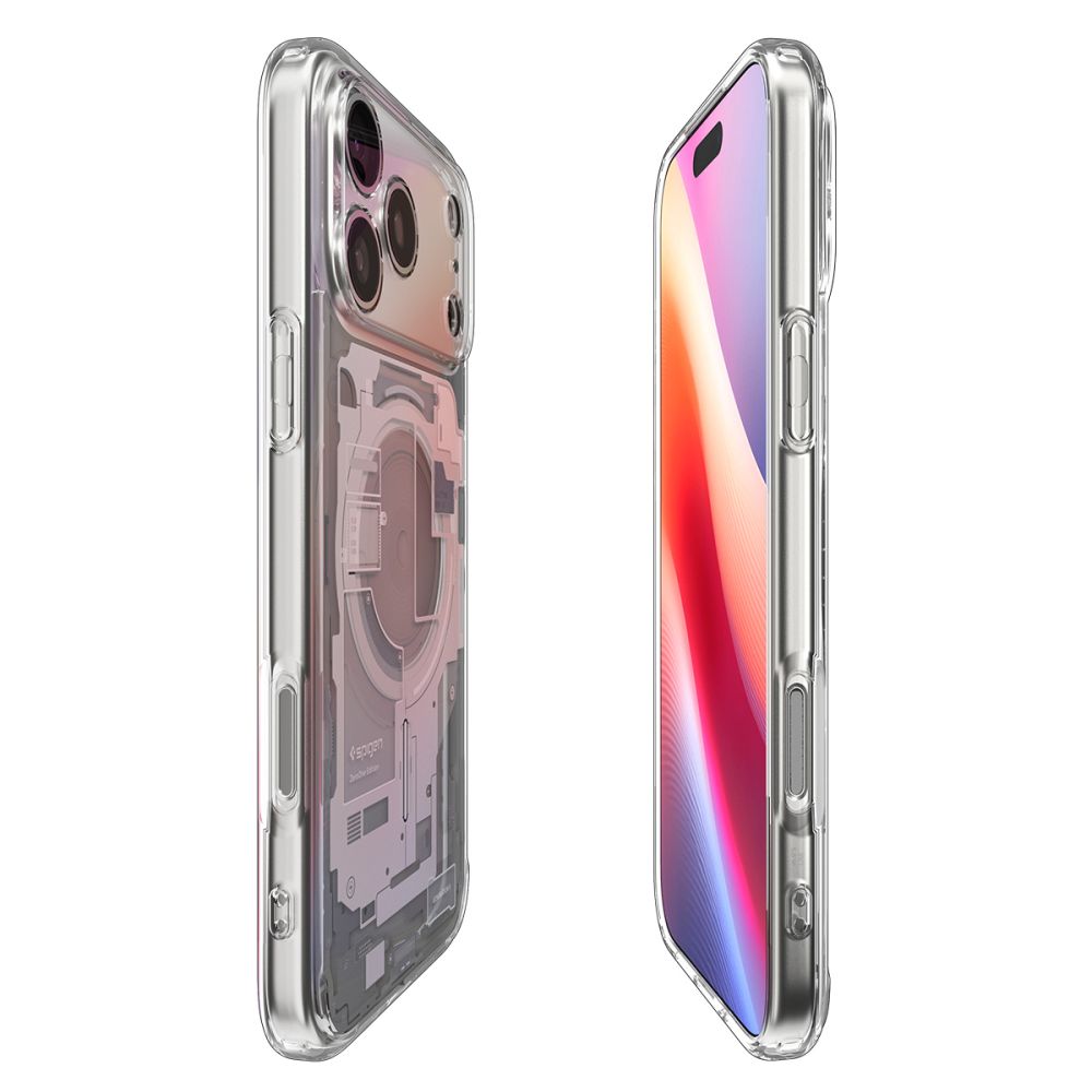 MagSafe Hülle für Apple iPhone 17 Pro, Spigen, Ultra Hybrid Zero One, Weiß ACS10351