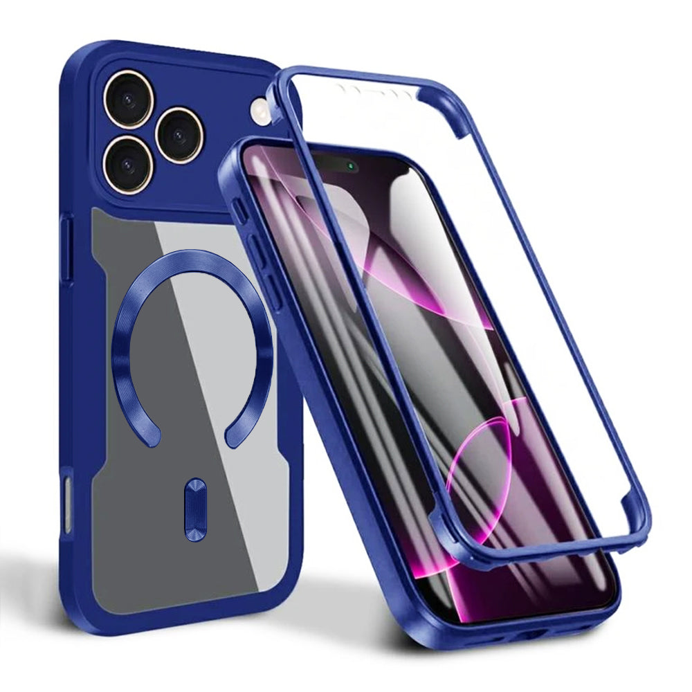 MagSafe Hülle für Apple iPhone 17 Pro, Techsuit, ColorVerse 360, Blau