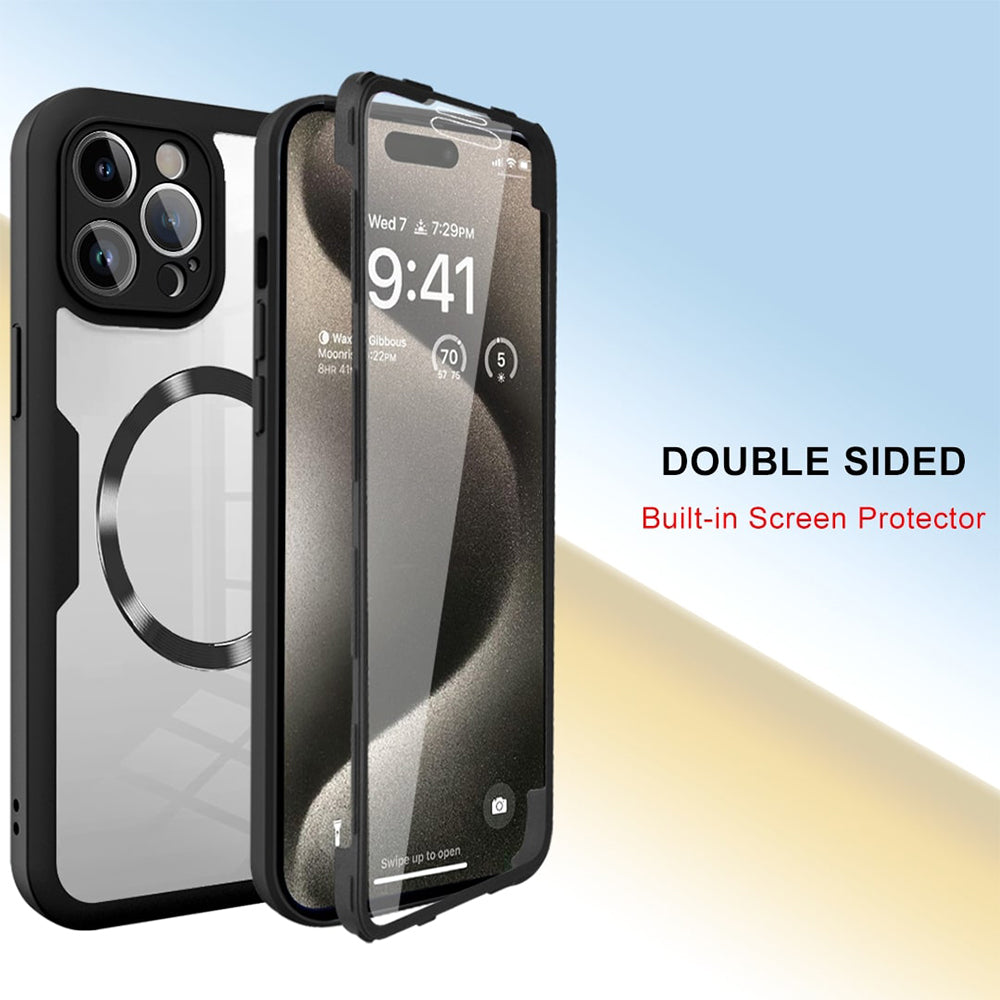 MagSafe Hülle für Apple iPhone 17 Pro, Techsuit, ColorVerse 360, Blau