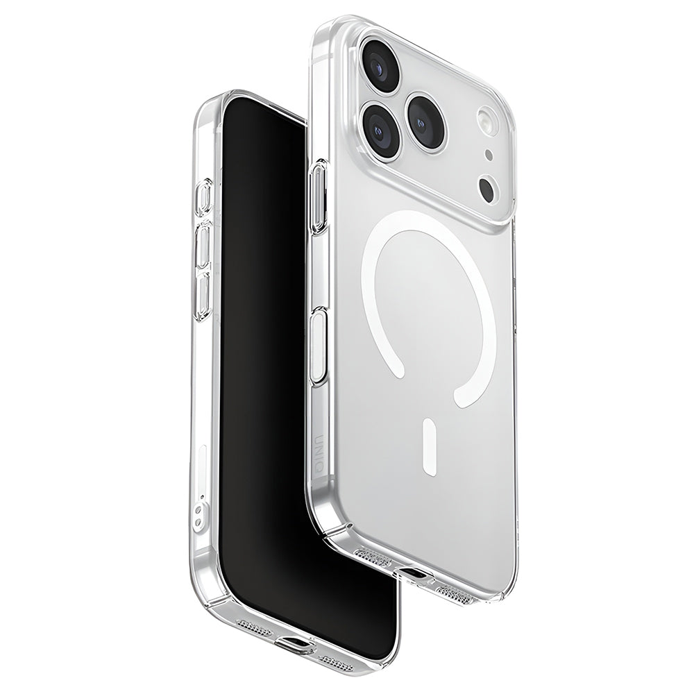 MagSafe Case for Apple iPhone 17 Pro, UNIQ, AirSuit MagClick, Transparent