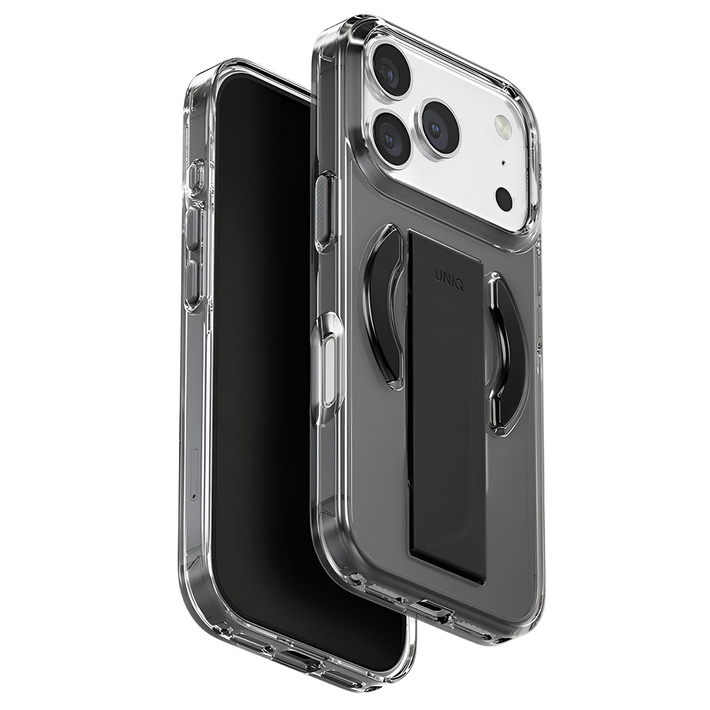 MagSafe Hülle für Apple iPhone 17 Pro, UNIQ, Heldro Air MagClick, Schwarz
