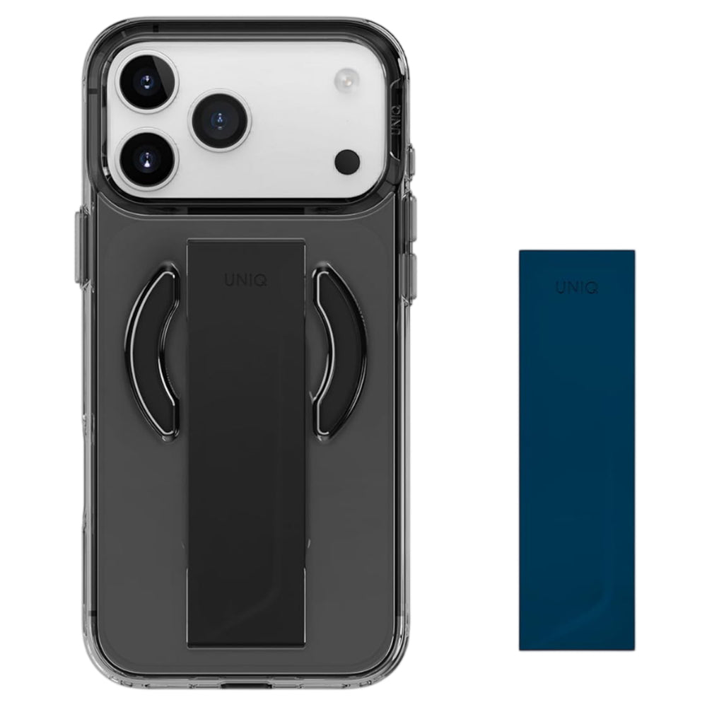 MagSafe Hülle für Apple iPhone 17 Pro, UNIQ, Heldro Air MagClick, Schwarz