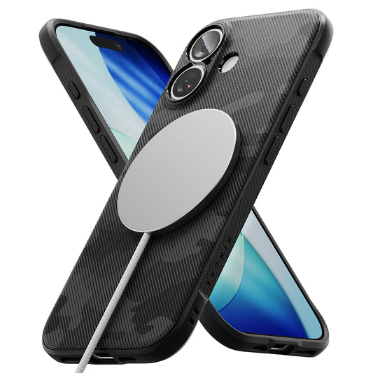 MagSafe Hülle für Apple iPhone 17, Ringke, Onyx, Tarnmuster