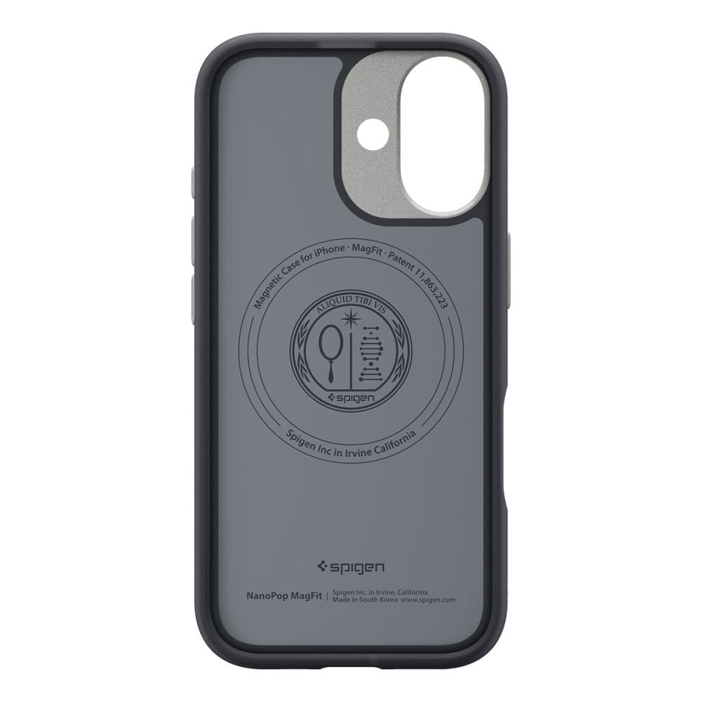 MagSafe Hülle für Apple iPhone 17, Spigen, Caseology Nano Pop, Schwarz ACS10366