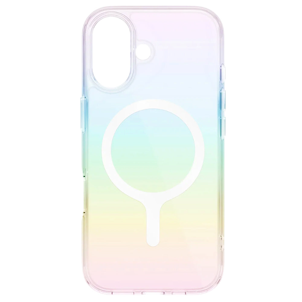 MagSafe Hülle für Apple iPhone 17, UNIQ, Iridescia MagClick, Mehrfarbig