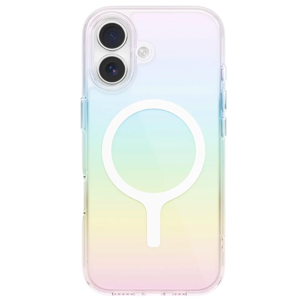 MagSafe Hülle für Apple iPhone 17, UNIQ, Iridescia MagClick, Mehrfarbig