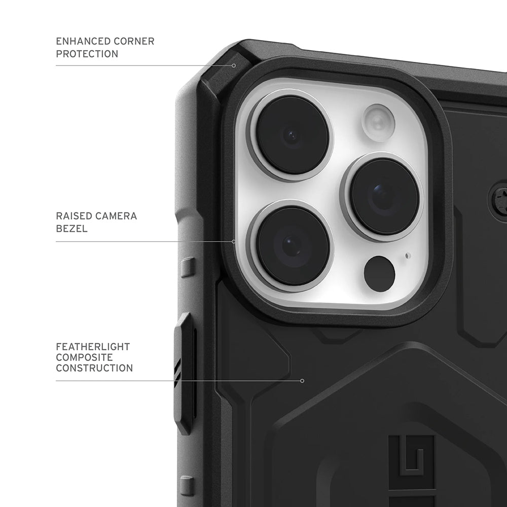 MagSafe Hülle für Apple iPhone 17, Urban Armor Gear, Pathfinder, Schwarz