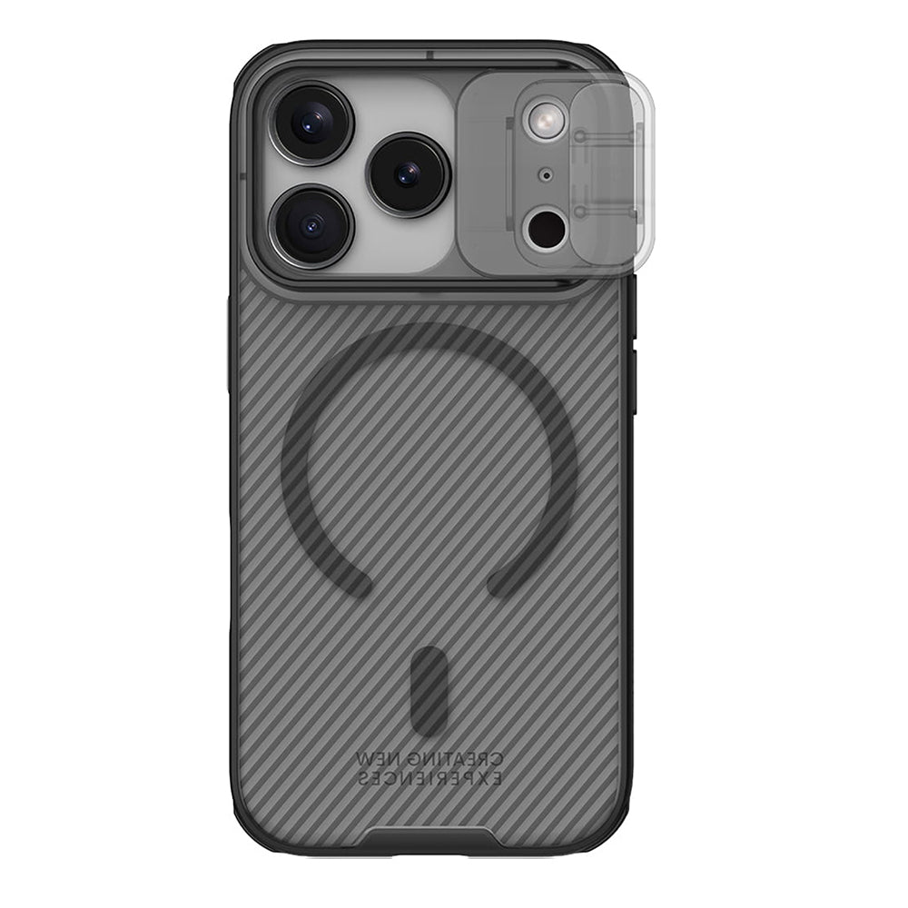 MagSafe-Hülle für Apple iPhone 18 Pro / 17 Pro, Nillkin, CamShield Pro, Schwarz Transparent