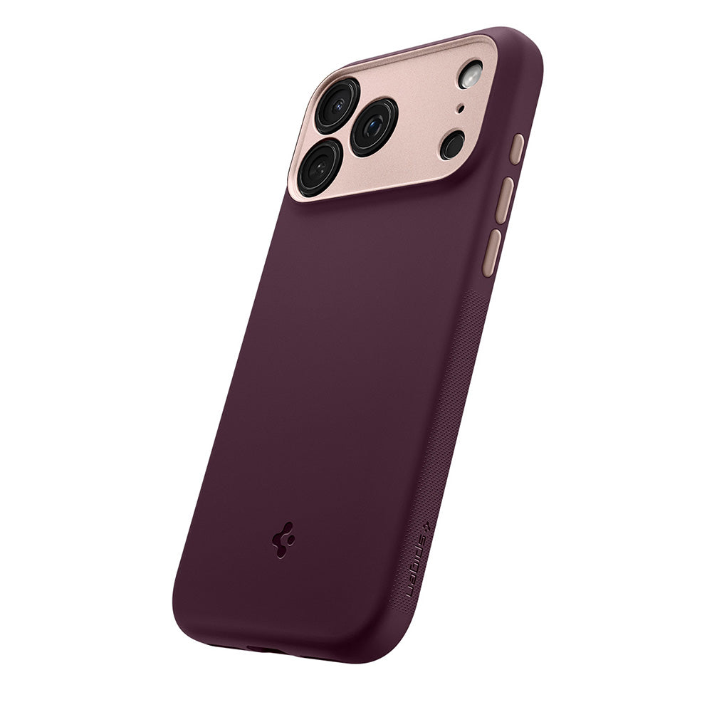 MagSafe-Hülle für Apple iPhone 18 Pro / 17 Pro, Spigen, Caseology Nano Pop, Weinrot ACS12179