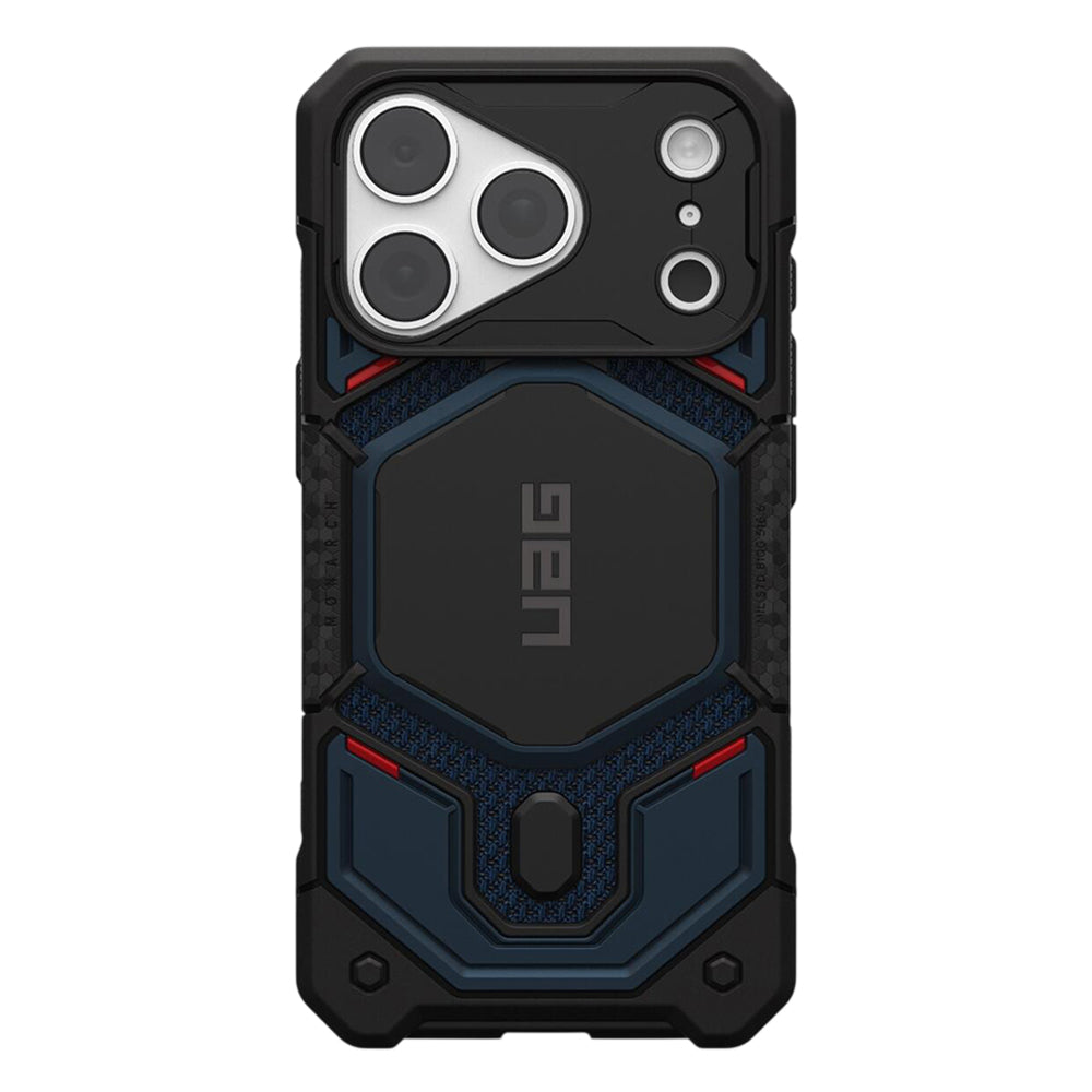 MagSafe-Hülle für Apple iPhone 18 Pro / 17 Pro, Urban Armor Gear, Monarch Pro Kevlar, Marineblau