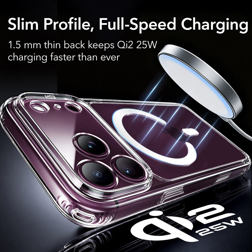 MagSafe Case for Apple iPhone 18 Pro, ESR, Classic Hybrid, Transparent