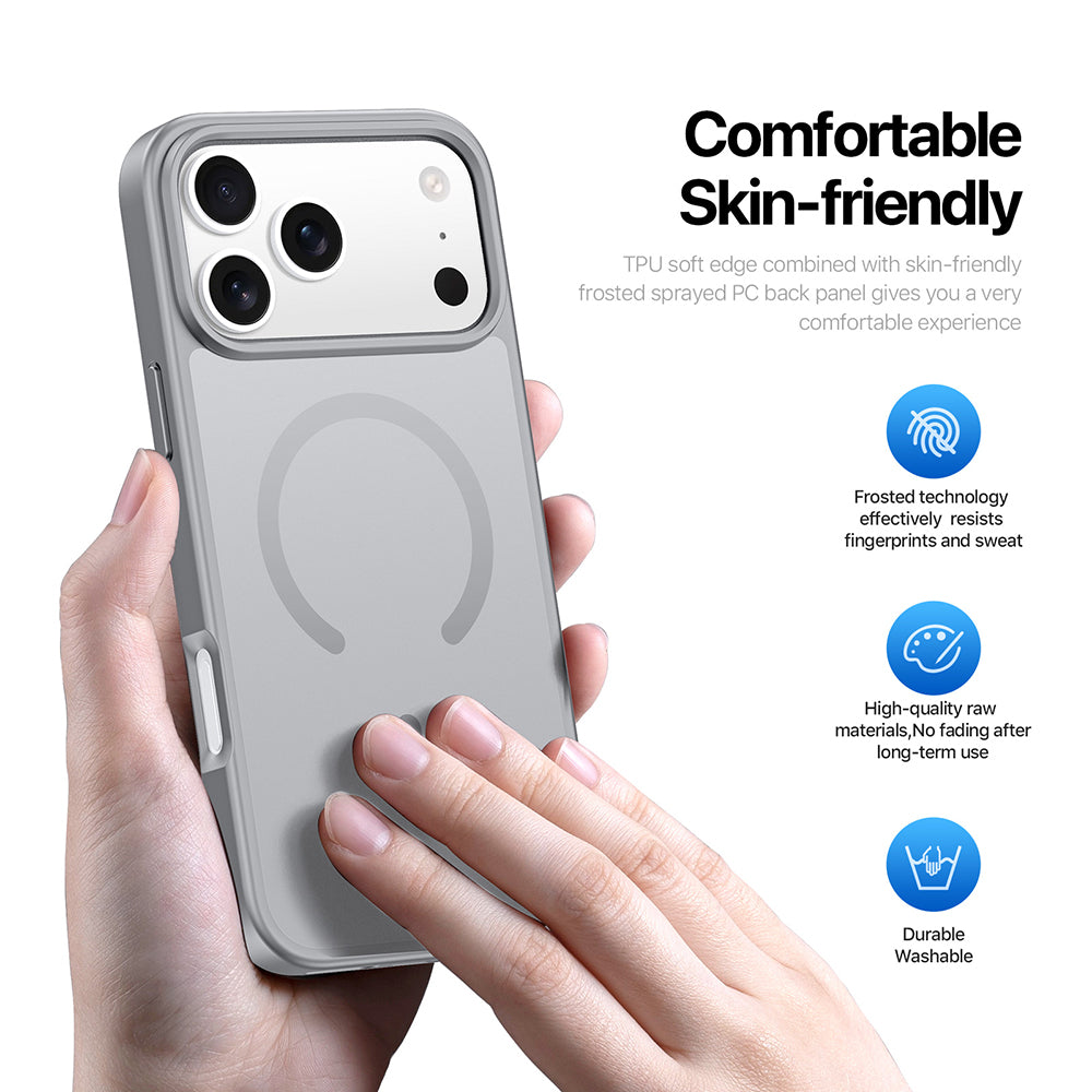MagSafe-Hülle für Apple iPhone 18 Pro Max / 17 Pro Max, DUX DUCIS, Yind, Hellrosa