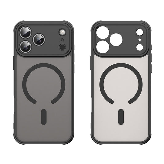 MagSafe-Hülle für Apple iPhone 18 Pro Max / 17 Pro Max, Techsuit, HaloFrost II, Schwarz